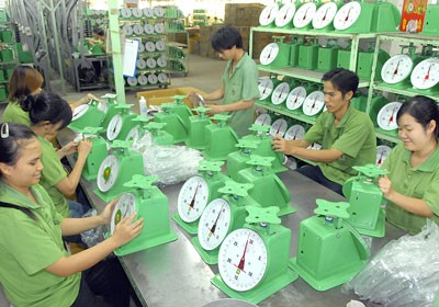 Nhon Hoa scale manufacturing (Photo: SGGP) Nhon Hoa scale manufacturing (Photo: SGGP)